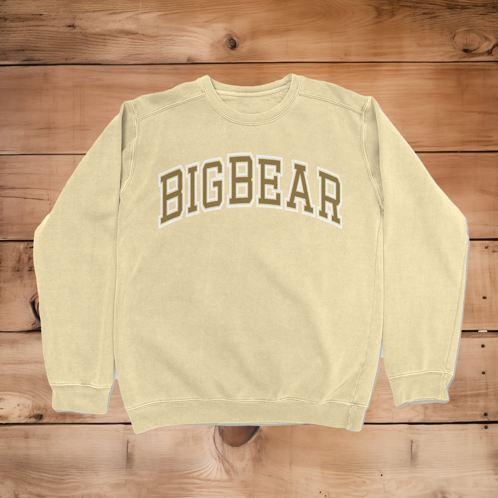 【GRAVER】24SS★ OF Big Bear Sweatshirt Big Bear Sweatshirt, Big Bear Crewneck, Big Bear Lake, Big