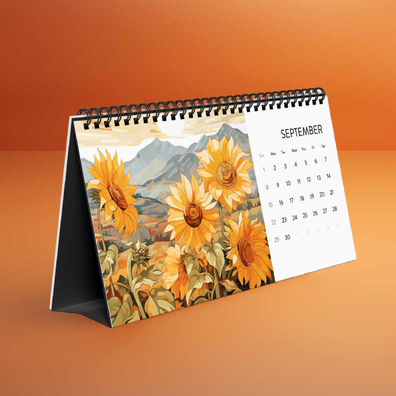 2024 Wildflowers Desktop Calendar, Wildflower Desk Calendar 2024