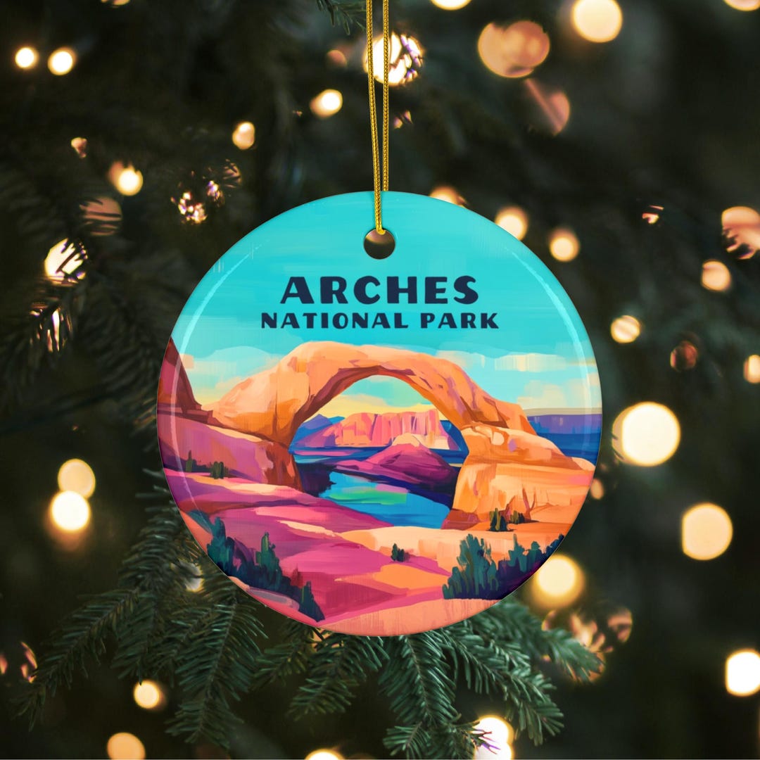 Arches National Park Ornament, National Parks Gifts, Moab Utah Gifts ...
