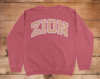 Zion National Park Sweatshirt, Zion Utah National Park Gift, Trendy Sweatshirt, Adventurer Hiker Camping Gift, Unisex Sweatshirt