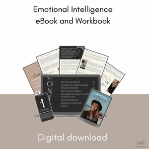 Emotional Intelligence eBook Guide, Self-help Workbook, Improve Social Skills, Personal Growth