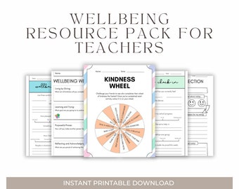 Student Wellbeing Activities Kit, Mindfulness Resources, Stress Relief Tools, School Counsellor Kit, Student Mental Health Support