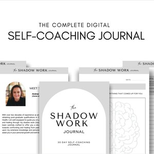 Guided Shadow Work Journal, Self-Discovery Workbook, Emotional Healing Tool, Inner Work Planner, Therapy Journal