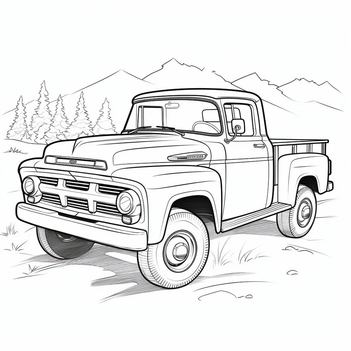 25 Truck Coloring Book Pages Coloring - Il 1140xN.5757042726 Jy1w 
