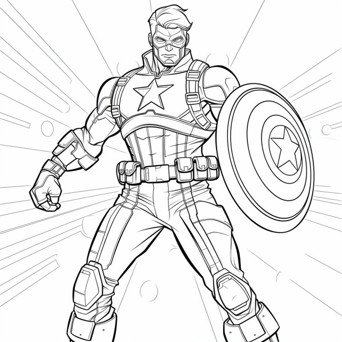 25 Superhero Coloring Book Pages, Coloring Pages for Kids and Adults ...