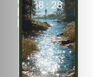 Fondos de pantalla de naturaleza para iPhone y Android (descarga digital)