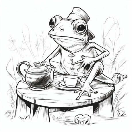 20 Friendly Frog Coloring Book Pages, Coloring Pages for Kids and