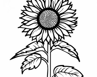 花の塗り絵：子供と大人向けのグレースケール40ページ（PDF印刷可能）