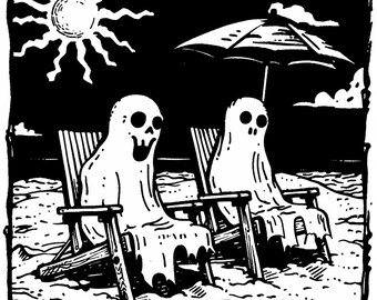 サマーウィーンぬり絵ブック：ハロウィーン グレースケール 20 ページ（PDF 印刷可能）