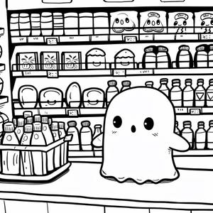 20 Ghosty Adventures Coloring Book Pages, Coloring Pages for Kids and ...