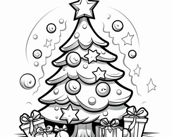 クリスマスぬり絵：68種類のお祝いデザイン（PDF印刷可能）