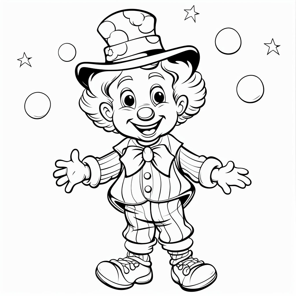 20 Circus Coloring Book Pages, Coloring Pages for Kids and Adults ...