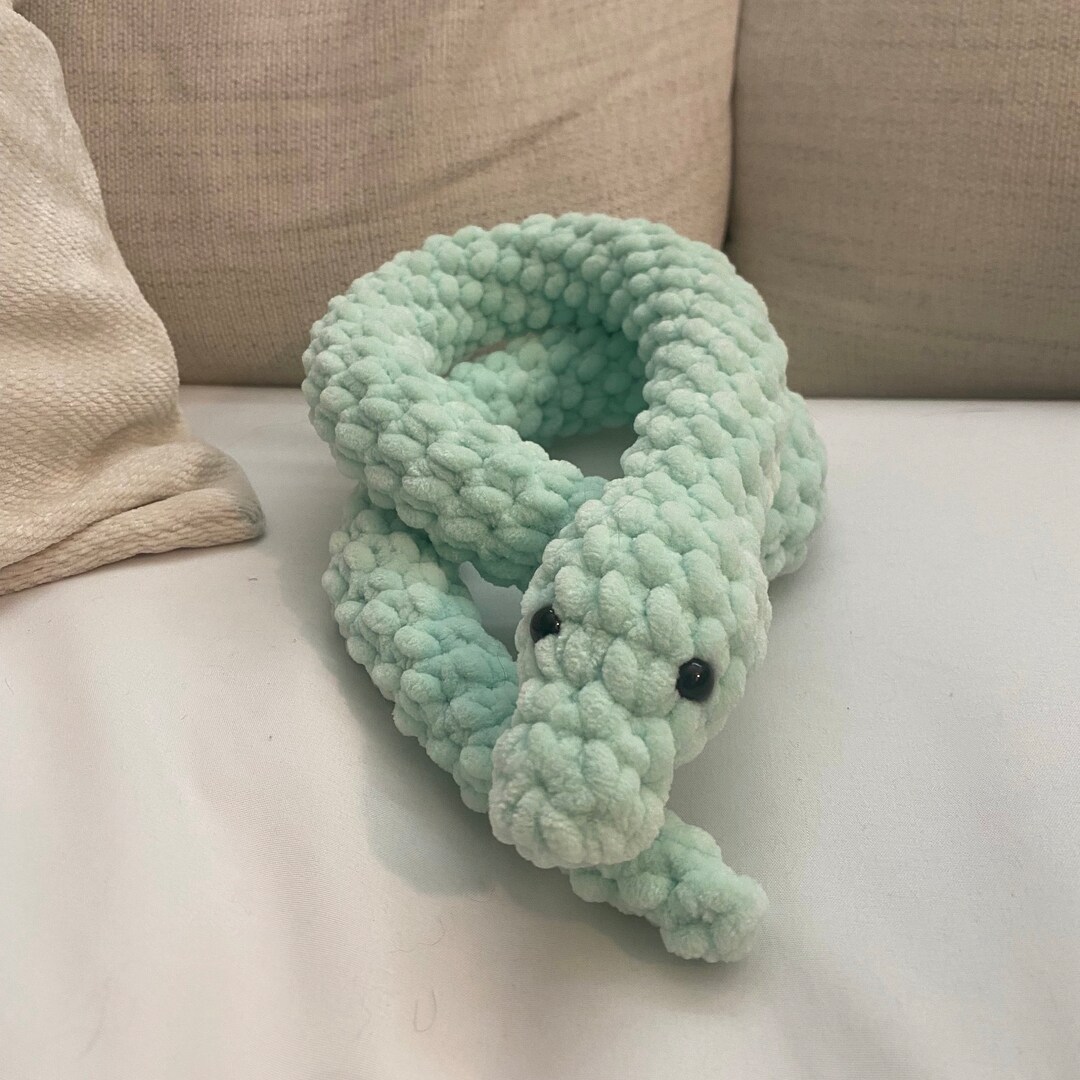 Snake Plushie Custom Color Ball Python Crochet Plush Amigurumi - Etsy