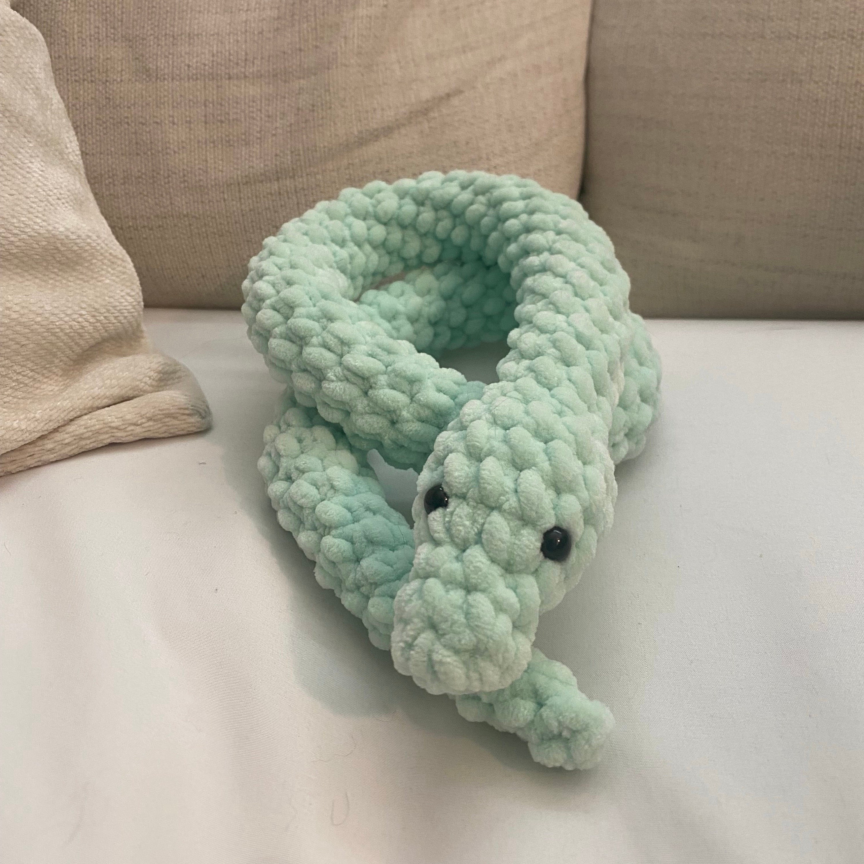 Snake Plushie Custom Color Ball Python Crochet Plush Amigurumi - Etsy