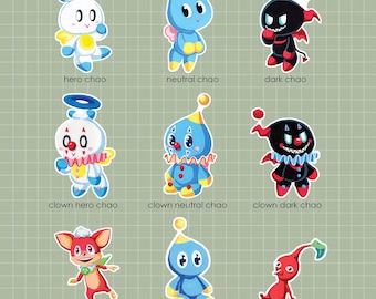 Chao and Misc. Stickers