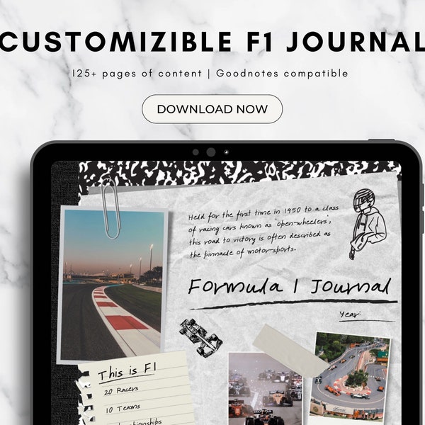 Reusable Digital Formula one Journal