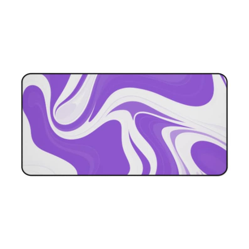Abstract Purple Swirl Mousepad, Abstract Minimalist Mousepad, Gaming