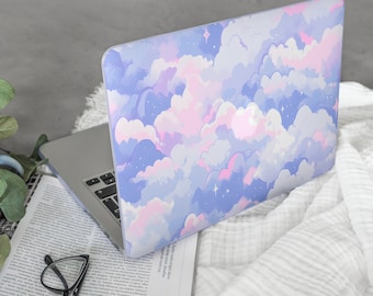 Pastel Clouds MacBook Case, Cute Cover for MacBook, Pro 14 Case, MacBook Air 13 Case, Pro 13, Kawaii MacBook Case, Pro 15, Pro 16 Case