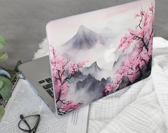 Japanese Cherry Blossom MacBook Case, Cute Cover for MacBook, Pro 14 Case, MacBook Air 13 Case, Pro 13, MacBook Case, Pro 15, Pro 16 Case