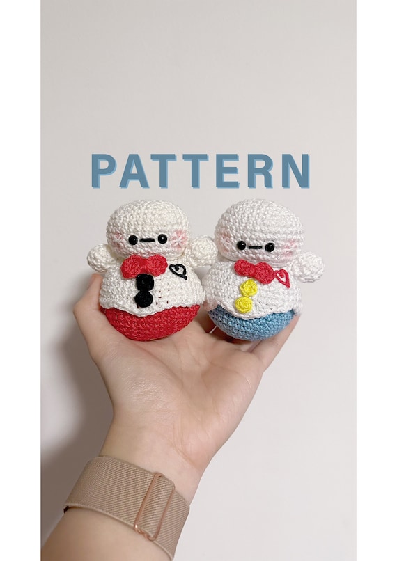 PDF PATTERN | Love and Deepspace Zayne Snowman Crochet Plush 恋と