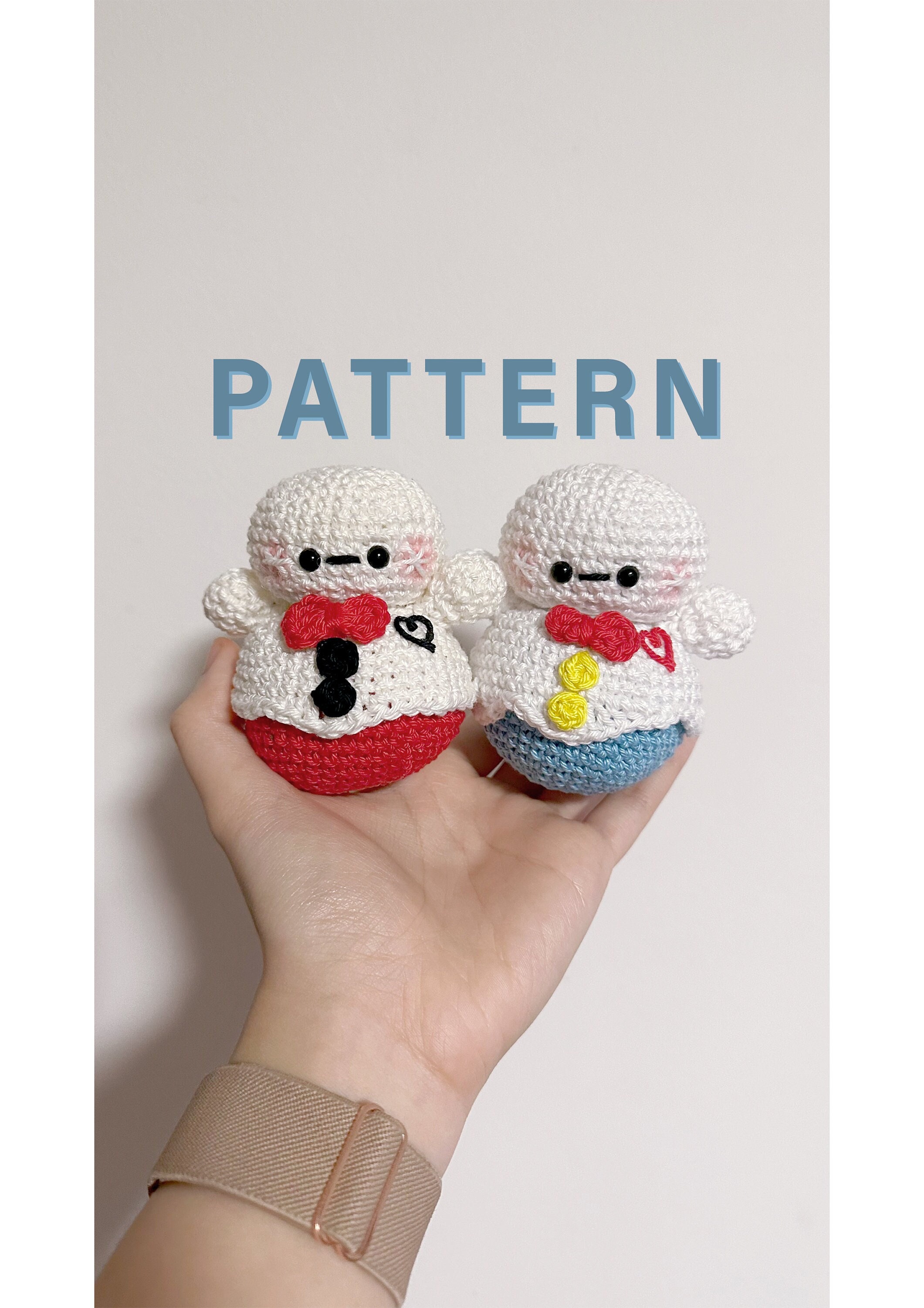 PDF PATTERN | Love and Deepspace Zayne Snowman Crochet Plush 恋と深空, 러브앤딥스페이스