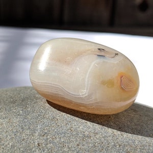 Aquatic Agate (Mini) Palm Stone