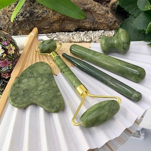 5 PC Jade Glow Beauty Kit for Anti-aging & Smoothing Wrinkle only 48-Promo Sale