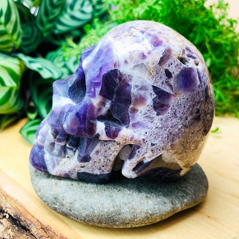 Dream Amethyst Skull medium Size Etsy Australia