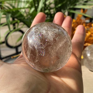 Smoky Quartz Medium Sphere - Size 2.5inches - Crystal of Grounding, Protection & Release. A Protective Stone Cleanses Negativity.