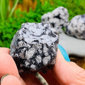 Schneeflocke Obsidian Roh Naturstein