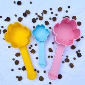 Personalized Pet Food Scoop: Custom Dog Cat Measuring Cup
