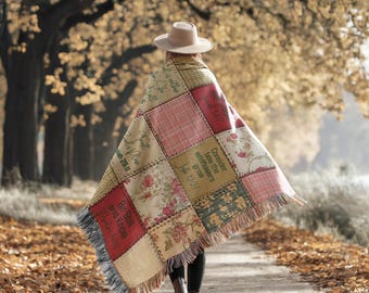 Woven Christian Throw Blanket: Scripture Verse Art, Religious Home Decor