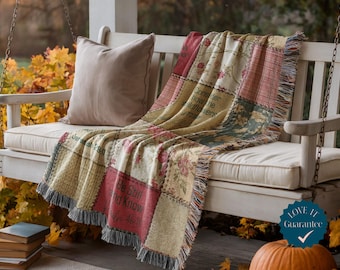 Bible Verse Sympathy Blanket, Christian Woven Blanket For Mourning, Jesus Blanket For Grieving Family