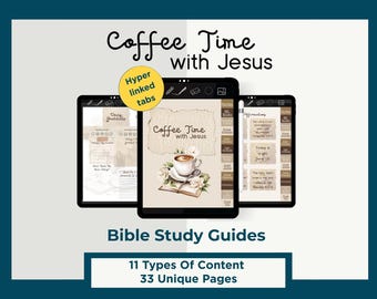 Bible Study Guide, Digital Bible Study Template, Bible Verse Mapping Template, Goodnotes Planner