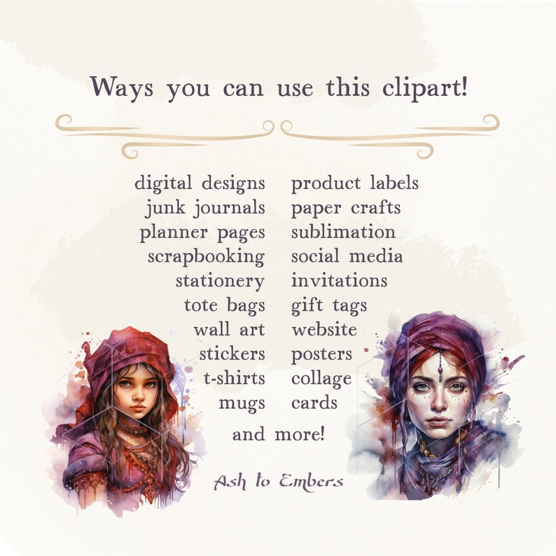 Romani Nomad Watercolor Clipart Nomadic Lifestyle, Roma People ...