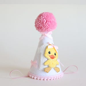 One Lucky Duck First Birthday Hat Baby’s First Birthday Lucky Duck birthday hat half birthday Hat Girl Lucky Duck Hat Baby first Birthday
