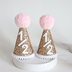 Glitter Girl First Birthday Hat 1/2 birthday party Hat Baby 1/2 birthday Bow-tiful First birthday Boho first birthday hat Glittery Bow