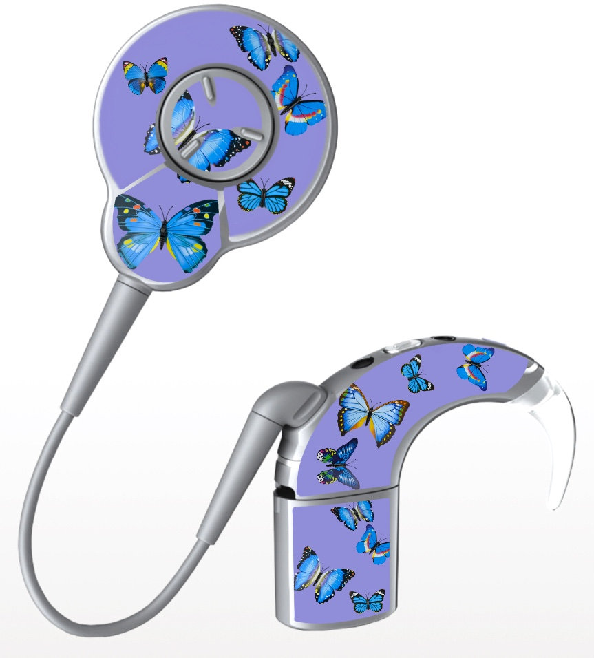 Skins / stickers for Cochlear Kanso 2 audio processor - Disney