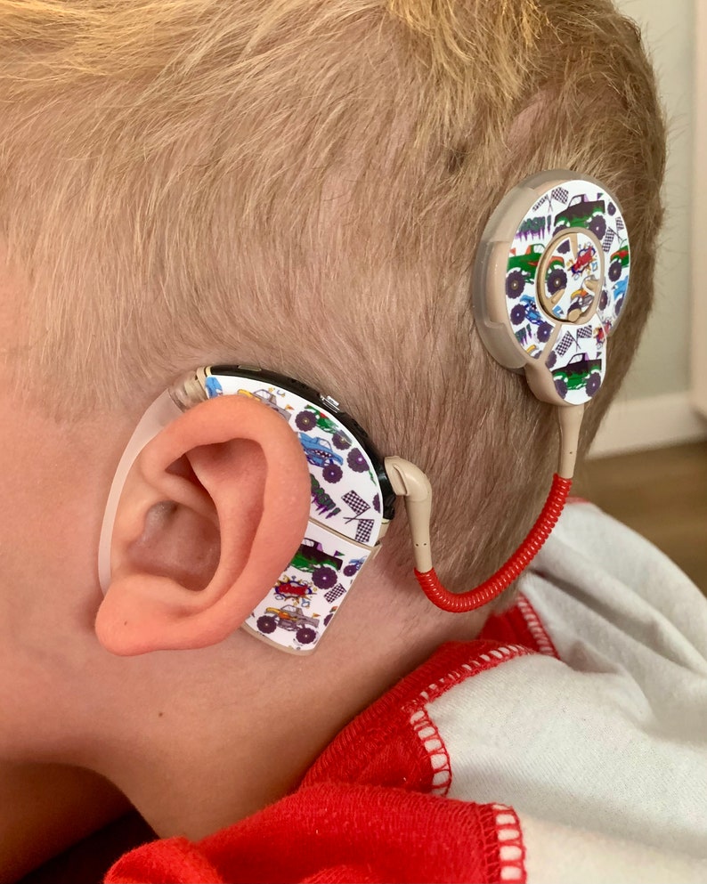 Monster Trucks V2 Cochlear Implant Skins Etsy