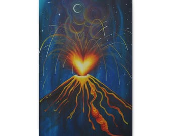 Arenal Volcano ~ Original Art, Canvas Print