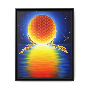 Luna de Miel ~ Original Art, Framed Canvas Print