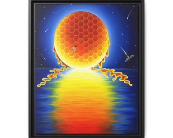 Luna de Miel ~ Original Art, Framed Canvas Print