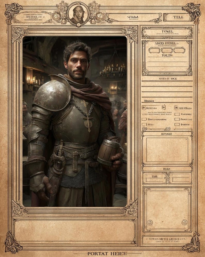 Tavern NPC Portraits & VTT Tokens – Fantasy RPG Character Art (pdf ...