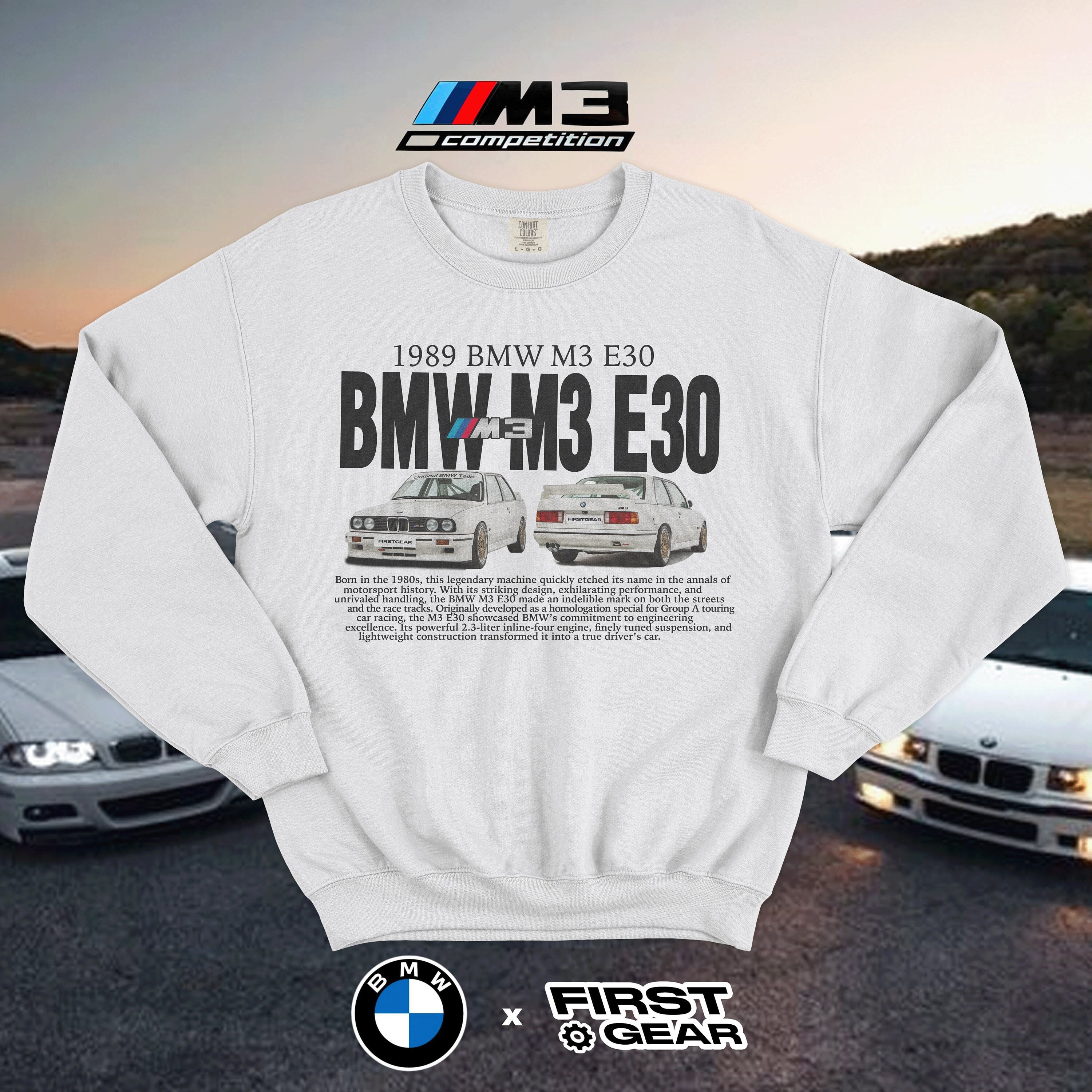 BMW M3 E92, E46, E36, E30 POWER Womens Hoodie - Hardtuned