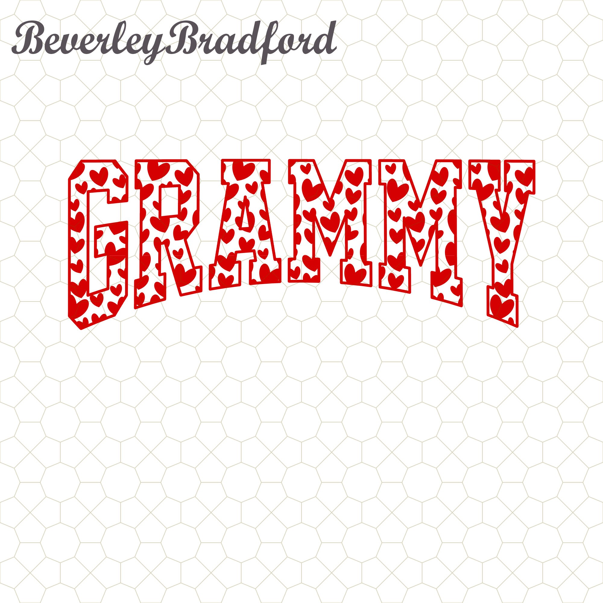 Retro Grammy Heart Png, Grammy Valentines Day Png, Grandma Valentine ...