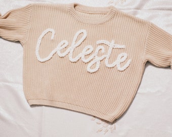 Hand-Stitched Sweaters: Personalized Creations for Infants and Kids, Crafted with Love