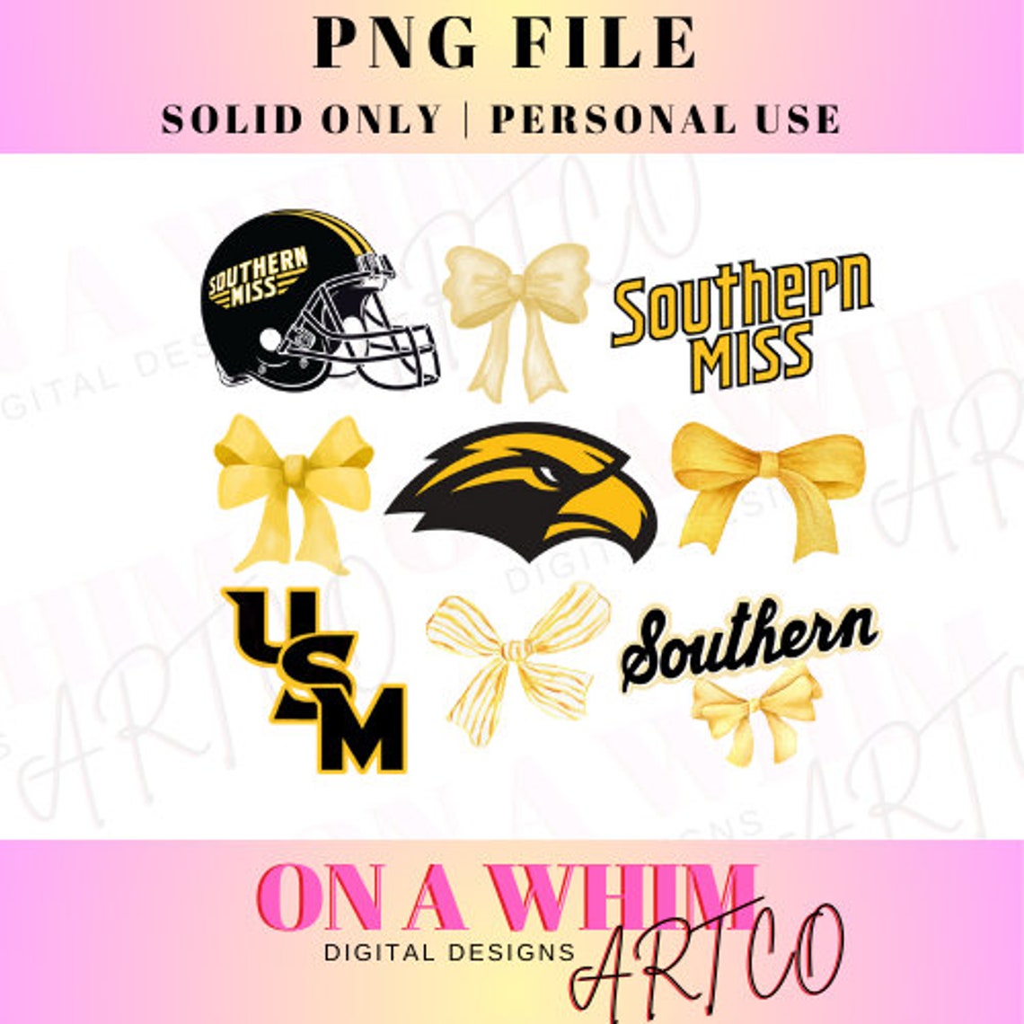 University of Southern Mississippi Png USM Png Southern Miss Png