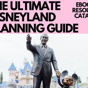The Happiest Guide on Earth Ebook and Resource Catalog | Disneyland Planning | Disneyland Templates | Disneyland Guide & Planner | DCA Guide