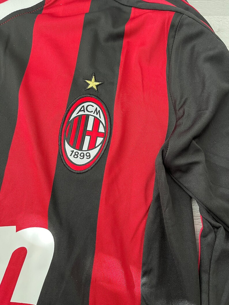 Ac Milan 09/10 Long Sleeve Home RONALDINHO 80 Football Soccer - Etsy Canada
