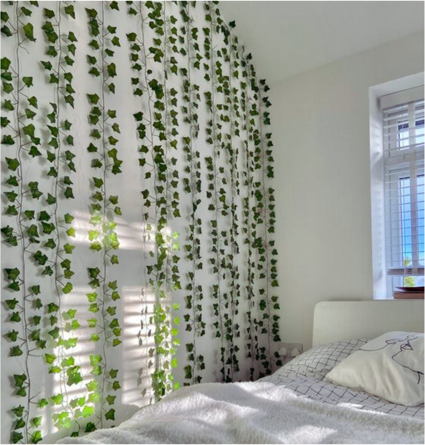 Artificial Vine Fake Ivy Leaves Set of 12 Wedding Decor Etsy New Zealand